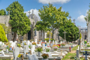 cimetiere fleuri